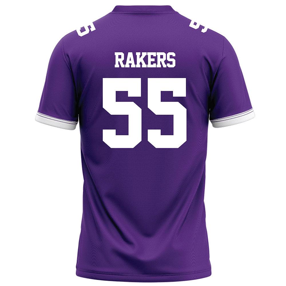 Kansas State - NCAA Football : Kyle Rakers - Purple Football Jersey
