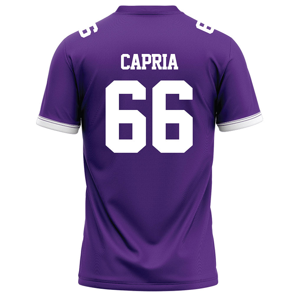 Kansas State - NCAA Football : Michael Capria - Purple Football Jersey