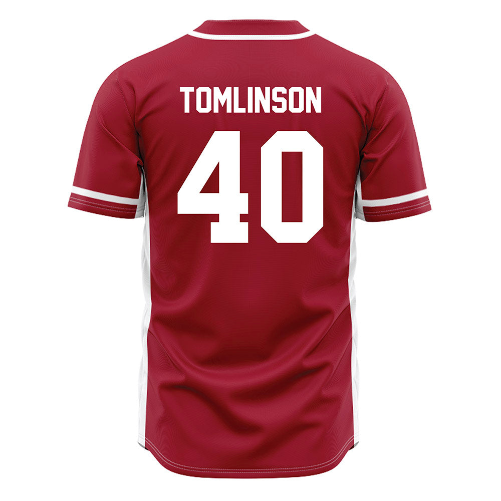 Oklahoma - NCAA Baseball : Aidan Tomlinson - Maroon Jersey-1