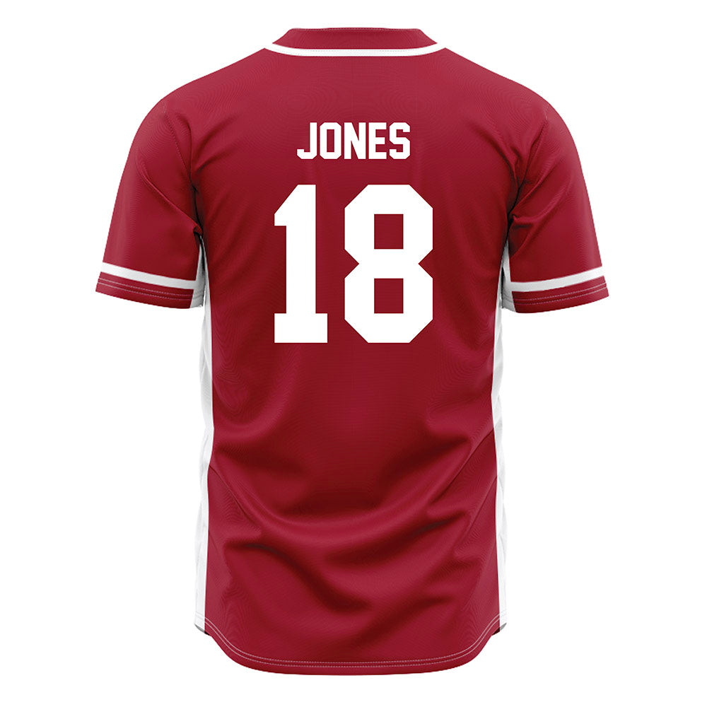 Oklahoma - NCAA Baseball : Gavyn Jones - Maroon Jersey-1