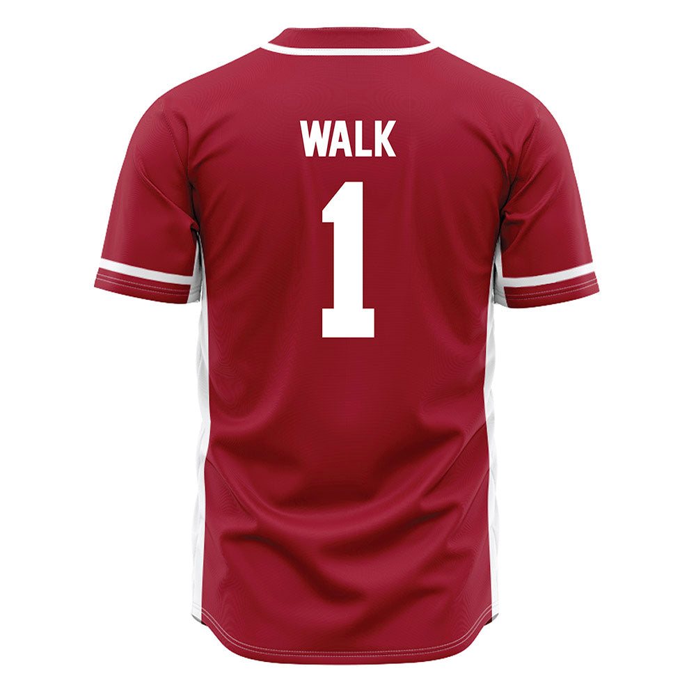 Oklahoma - NCAA Baseball : Jason Walk - Maroon Jersey-1