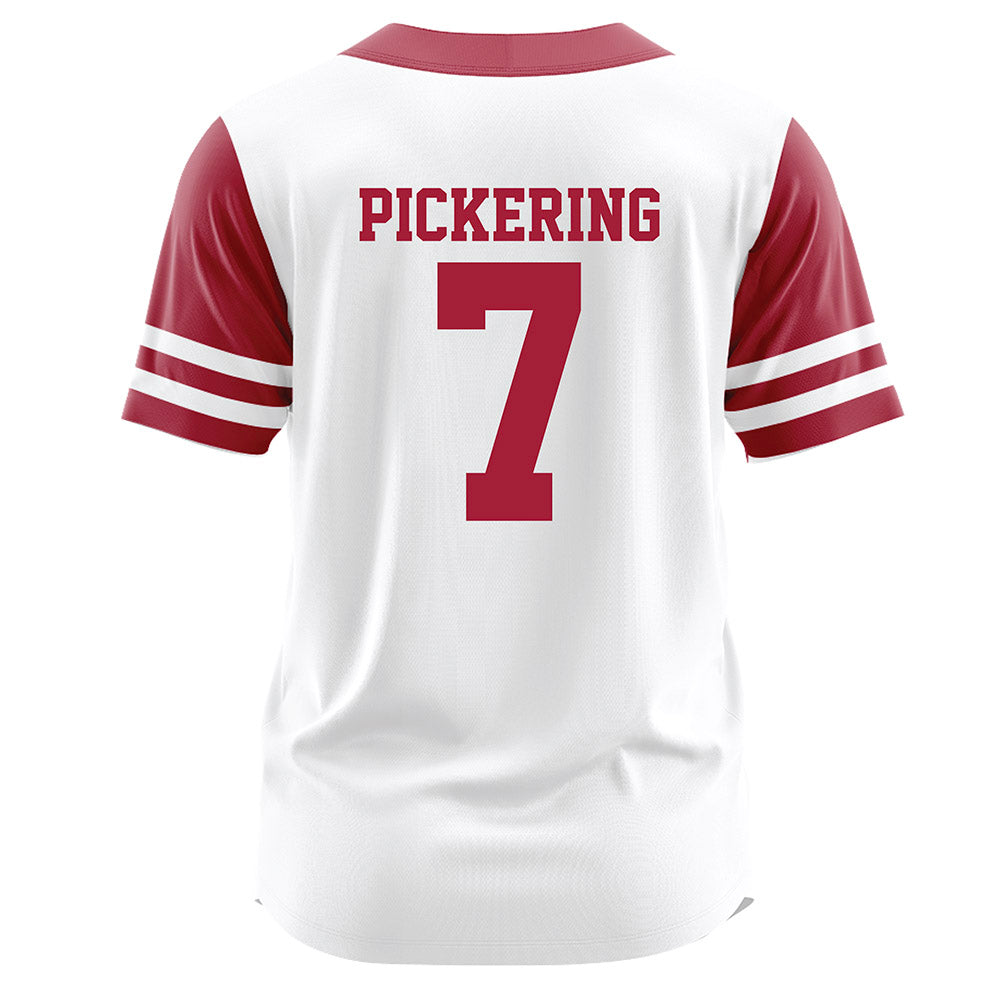 Oklahoma - NCAA Softball : Kasidi Pickering - White Jersey-1