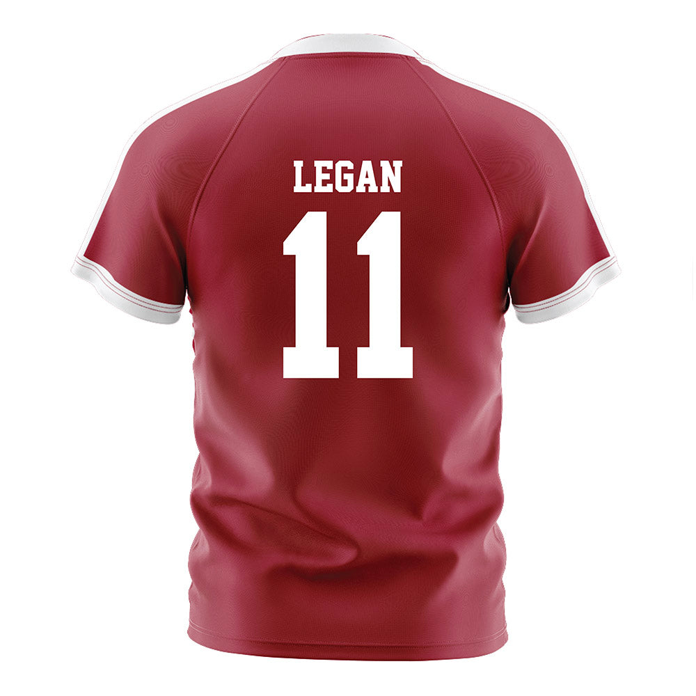 Oklahoma - NCAA Women's Soccer : Drue Legan - Crimson Red Soccer Jersey-1