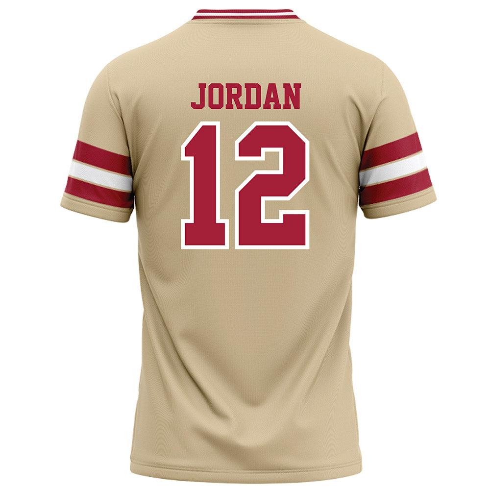 Oklahoma - NCAA Football : Devon Jordan - Cream Football Jersey-1