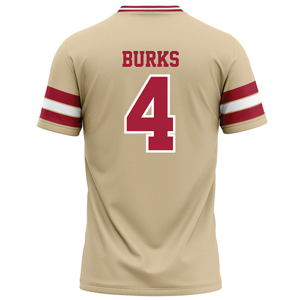 Oklahoma - NCAA Football : Deion Burks - Cream Football Jersey-1