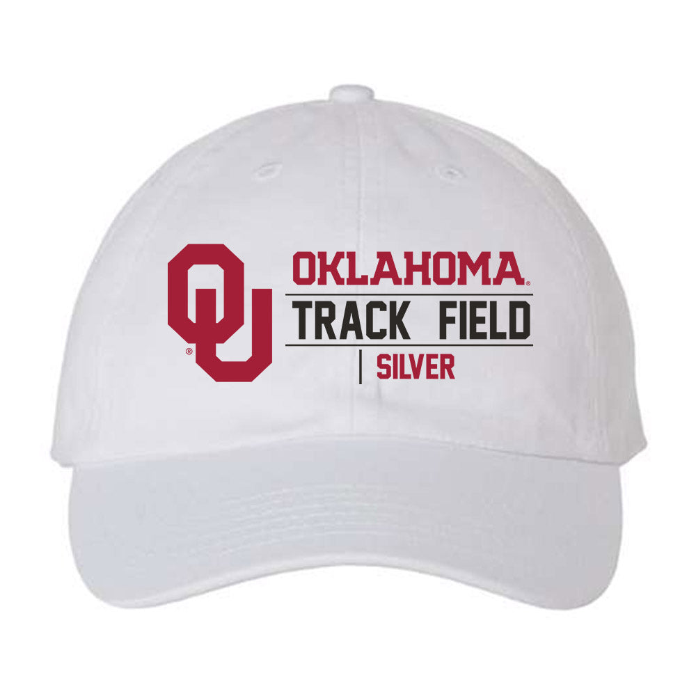 Oklahoma - NCAA Women's Track & Field : Tuane Silver - Dad Hat-0