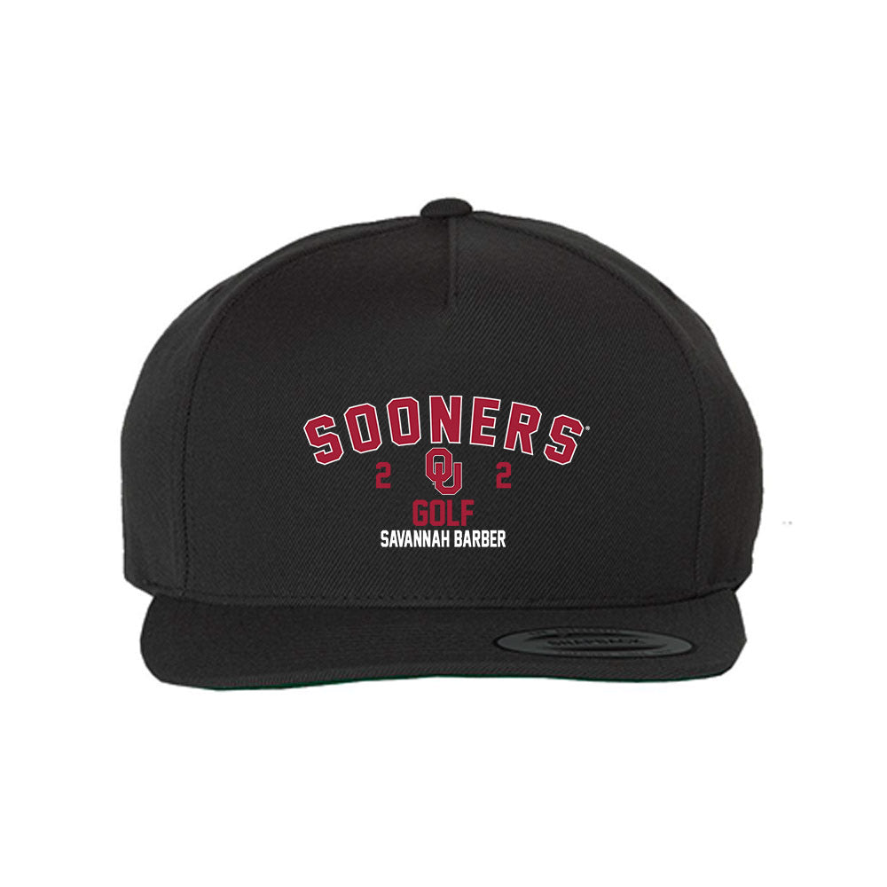 Oklahoma - NCAA Women's Golf : Savannah Barber - Snapback Hat