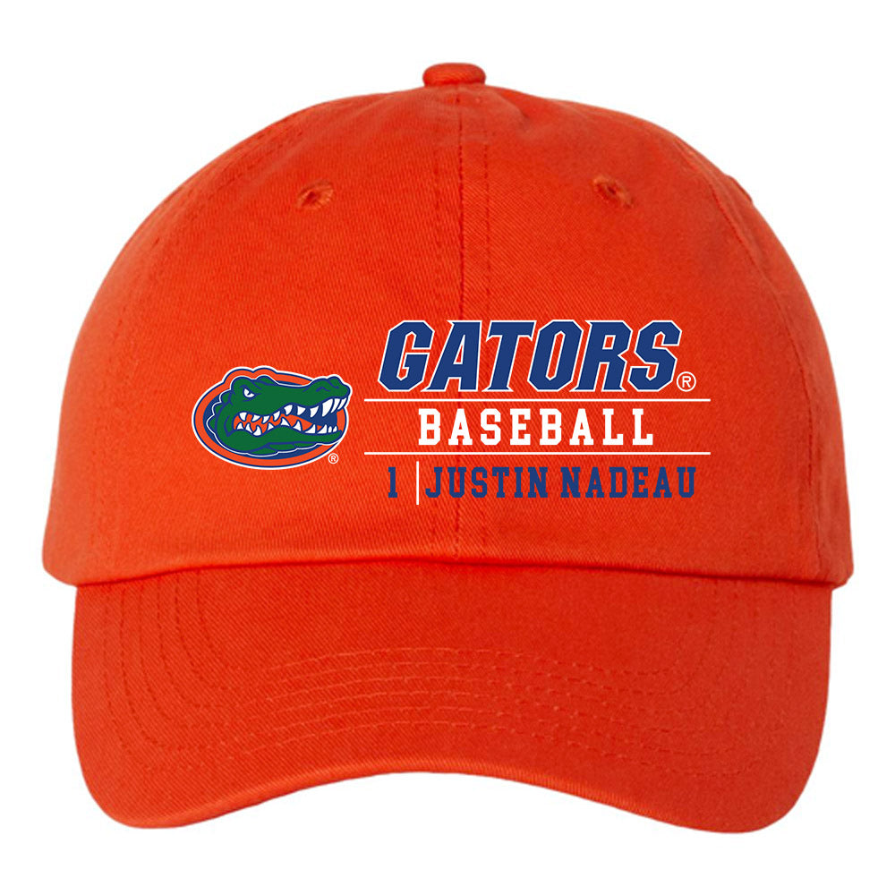 Florida - NCAA Baseball : Justin Nadeau - Dad Hat