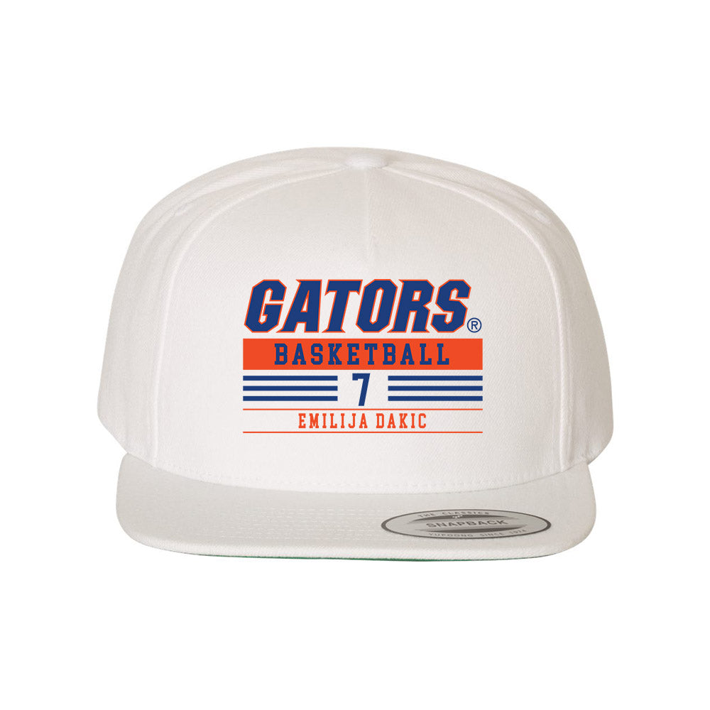 Florida - NCAA Women's Basketball : Emilija Dakic - Snapback Hat-0