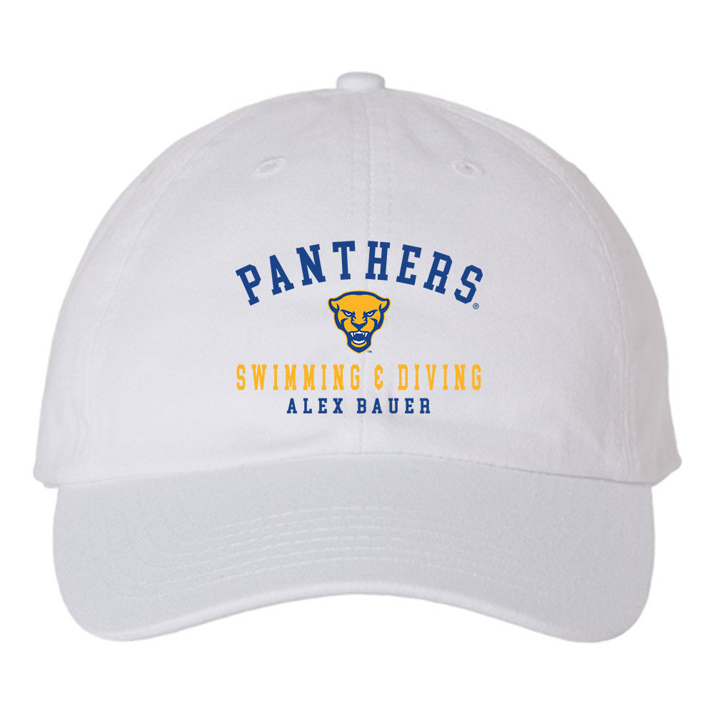 Pittsburgh - NCAA Men's Swimming & Diving : Alex Bauer - Dad Hat