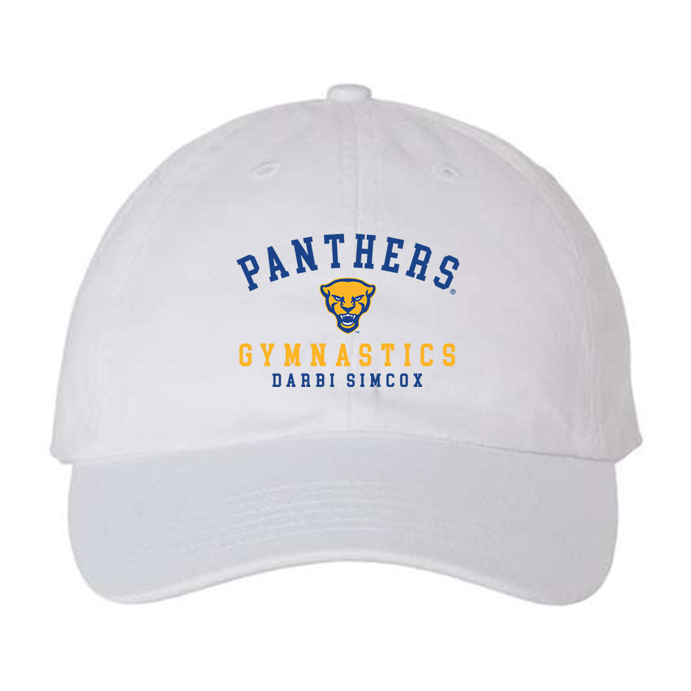 Pittsburgh - NCAA Women's Gymnastics : Darbi Simcox - Dad Hat-0