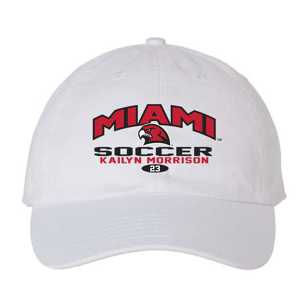 Miami of Ohio - NCAA Women's Soccer : Kailyn Morrison - Dad Hat-0