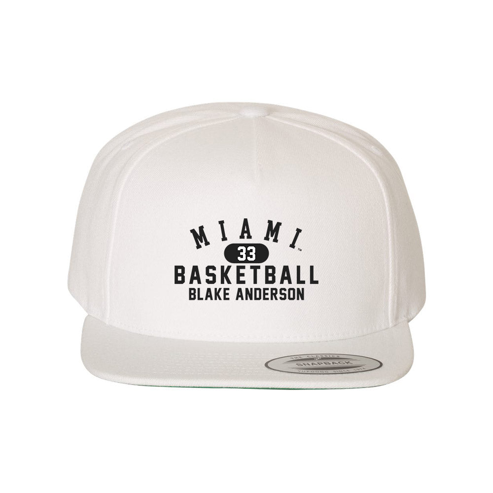 Miami of Ohio - NCAA Men's Basketball : Blake Anderson - Snapback Cap