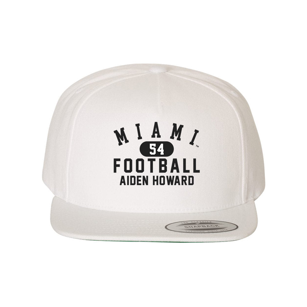 Miami of Ohio - NCAA Football : Aiden Howard - Snapback Hat-0