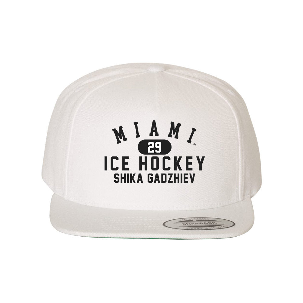 Miami of Ohio - NCAA Men's Ice Hockey : Shika Gadzhiev - Snapback Hat-0