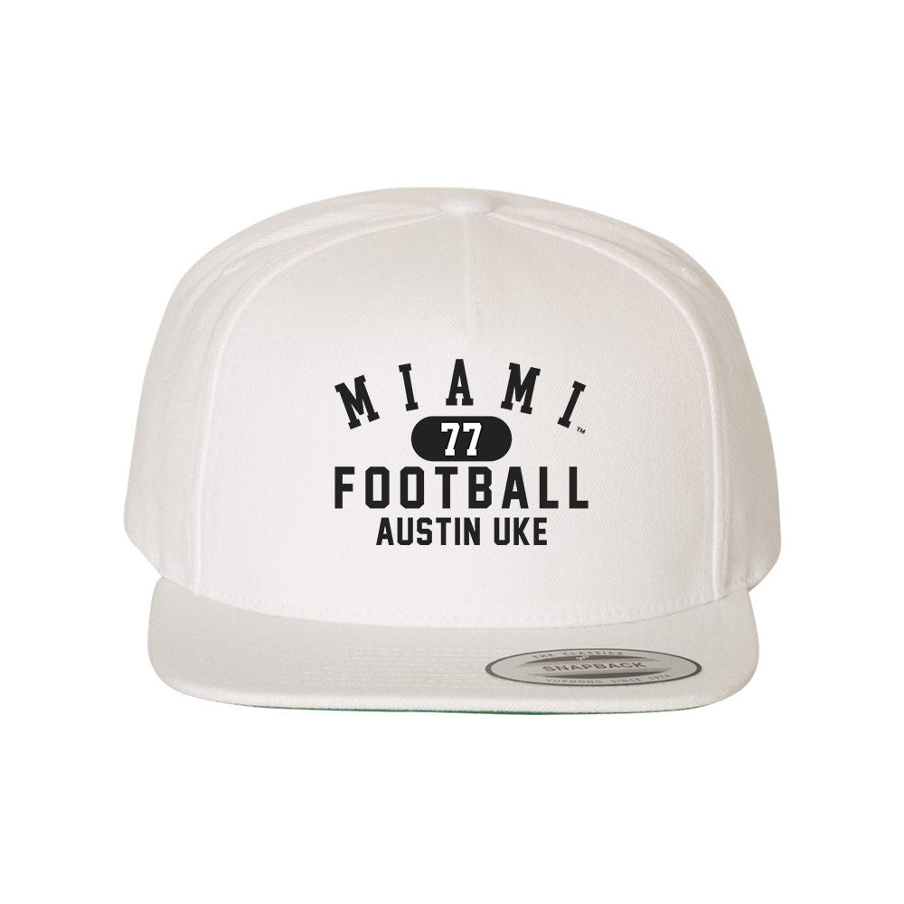 Miami of Ohio - NCAA Football : Austin Uke - Snapback Hat-0