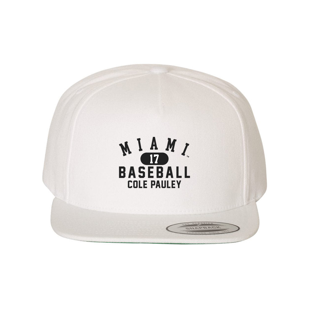 Miami of Ohio - NCAA Baseball : Cole Pauley - Snapback Cap