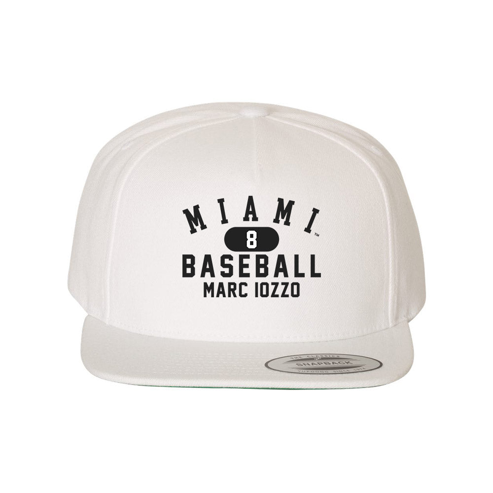 Miami of Ohio - NCAA Baseball : Marc Iozzo - Snapback Hat-0