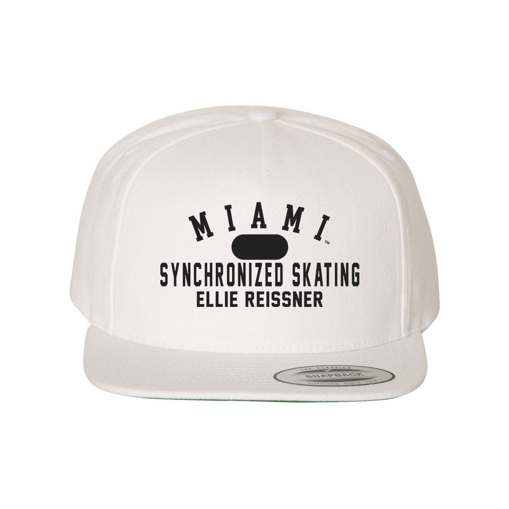 Miami of Ohio - NCAA Women's Synchronized Skating : Ellie Reissner - Snapback Hat-0