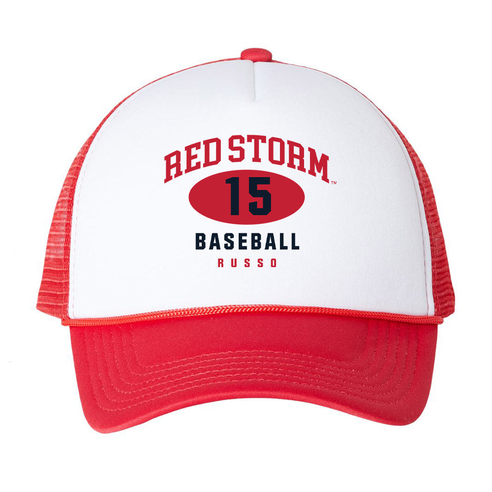 St. Johns - NCAA Baseball : Grant Russo - Foam Trucker Hat