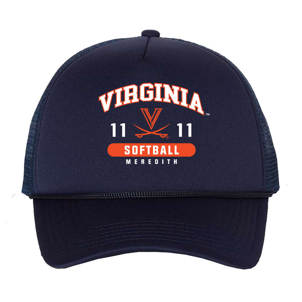 Virginia - NCAA Softball : Karly Meredith - Trucker Hat-0