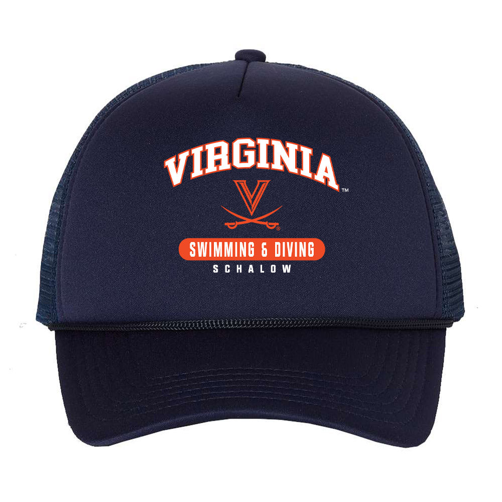Virginia - NCAA Women's Swimming & Diving : Maggie Schalow - Trucker Hat-0