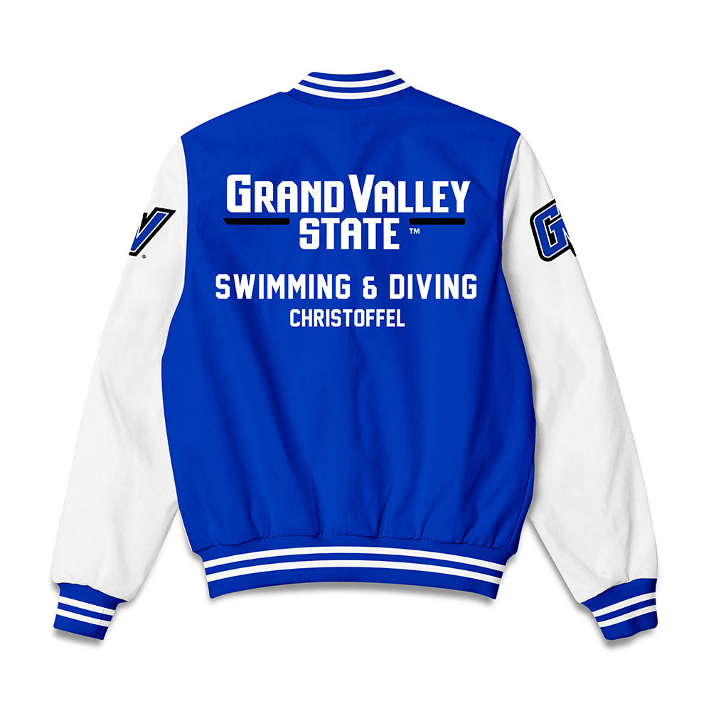 Grand Valley - NCAA Men's Swimming & Diving : Carsyn Christoffel - Bomber Jacket