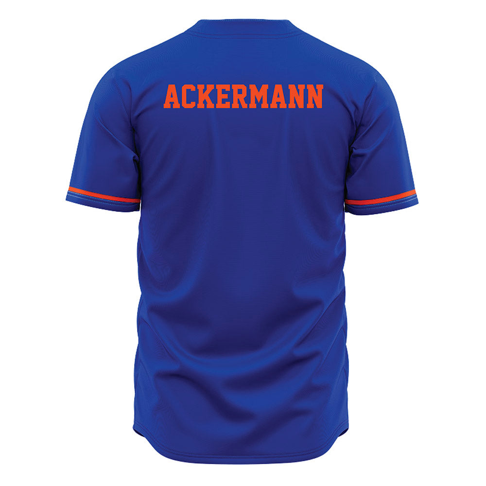 Boise State - NCAA Women's Track & Field : Hanna Ackermann - Blue Jersey-1