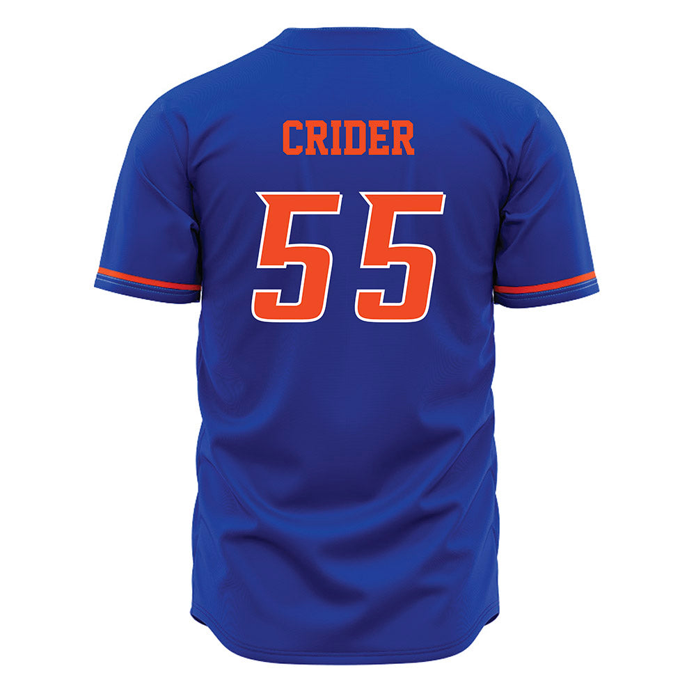 Boise State - NCAA Softball : Jorja Crider - Blue Jersey-1