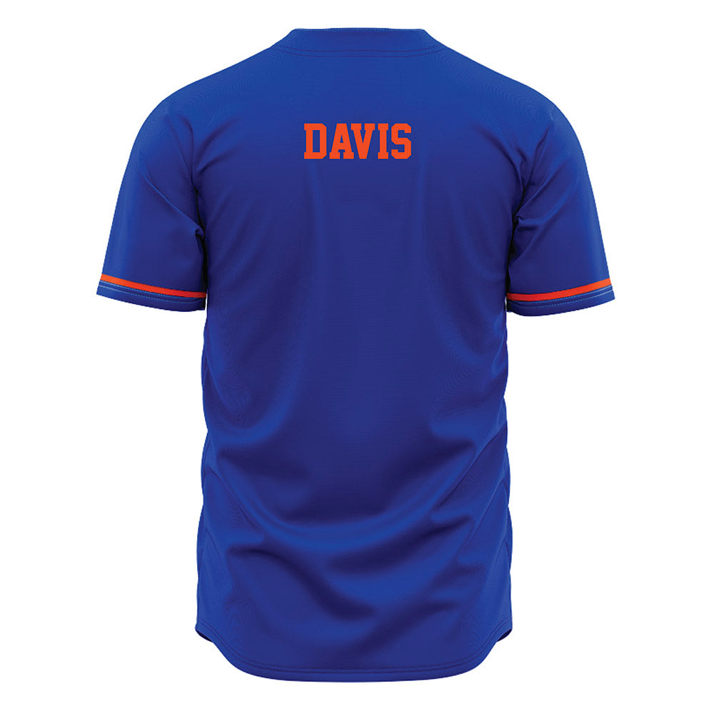 Boise State - NCAA Women's Track & Field : Shyniece Davis - Blue Jersey-1