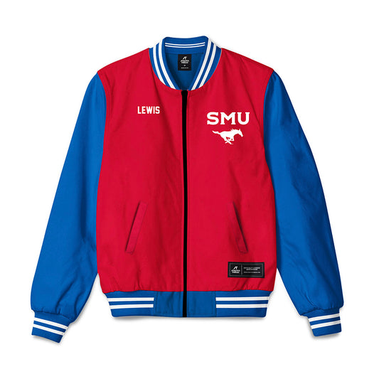 SMU - NCAA Women's Swimming & Diving : Maddy Lewis - Bomber Jacket
