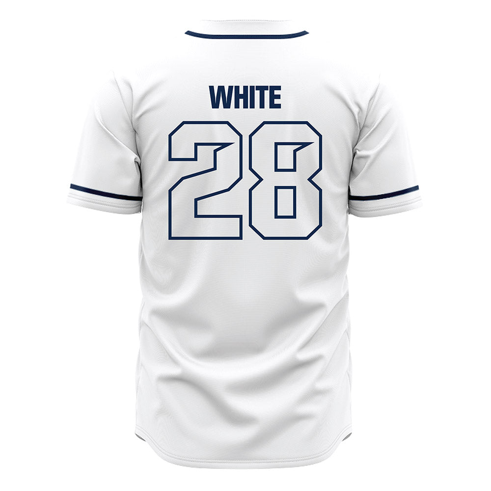 BU - NCAA Baseball : Seth White - White Jersey