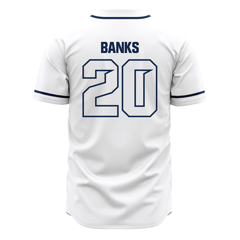 BU - NCAA Baseball : Tyler Banks - White Jersey