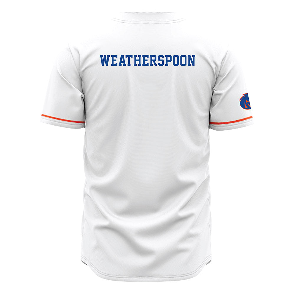 Boise State - NCAA Men's Track & Field : Raekwon Weatherspoon - White Jersey-1