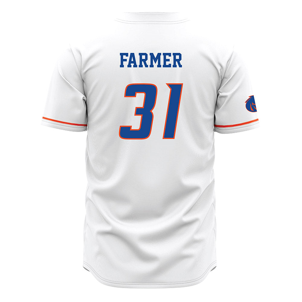 Boise State - NCAA Softball : Hollie Farmer - White Jersey-1