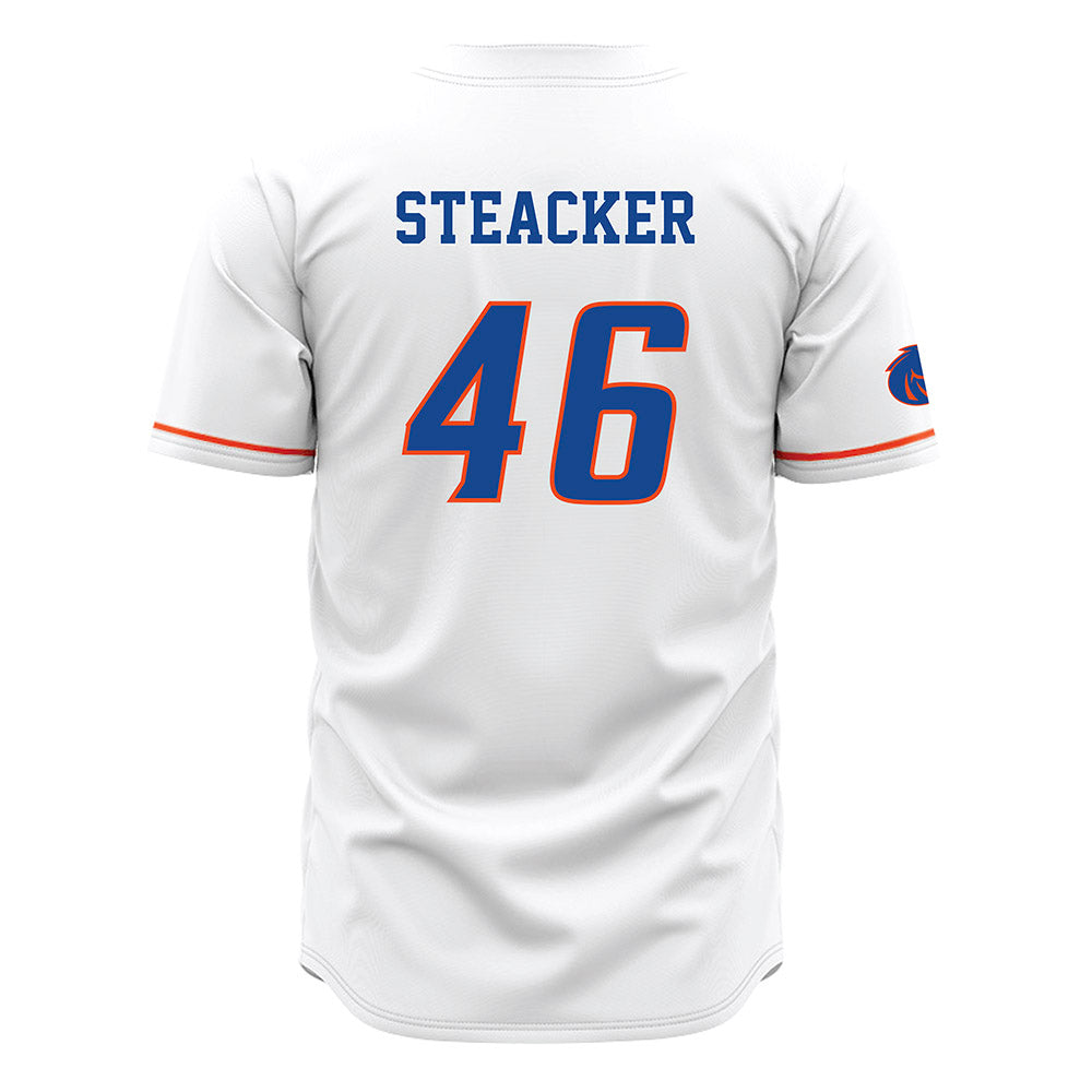 Boise State - NCAA Football : Hunter Steacker - White Jersey