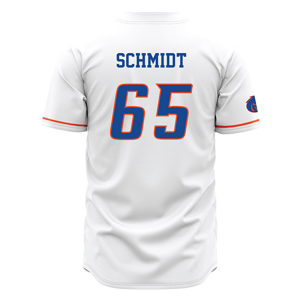 Boise State - NCAA Football : Hall Schmidt - White Jersey