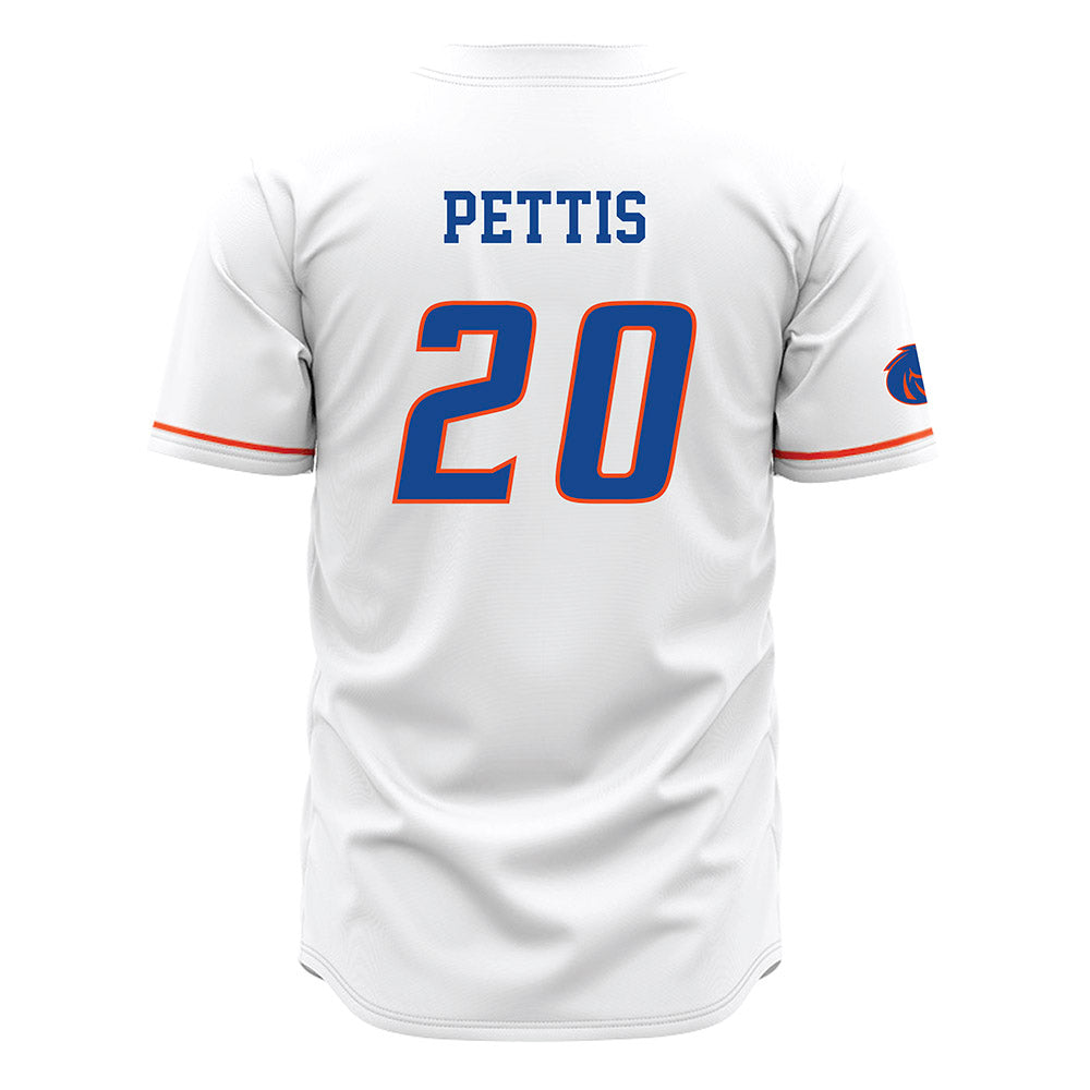 Boise State - NCAA Softball : Brooklynn Pettis - White Jersey-1