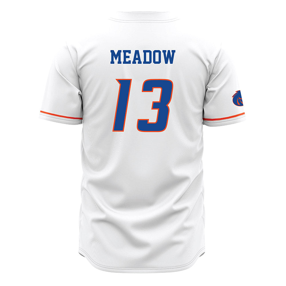 Boise State - NCAA Men's Basketball : Andrew Meadow - White Jersey