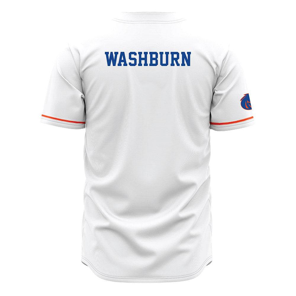 Boise State - NCAA Women's Track & Field : Natalie Washburn - White Jersey-1