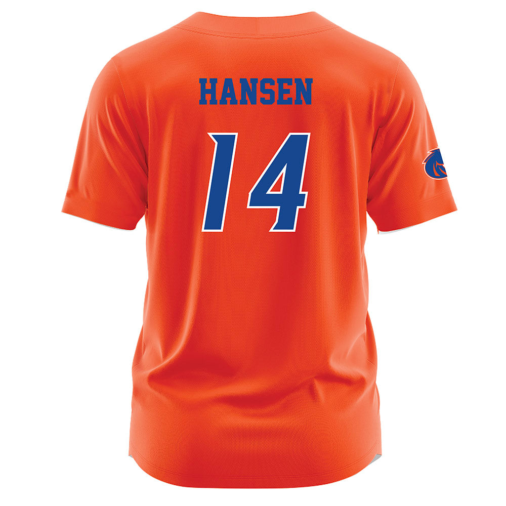 Boise State - NCAA Women's Basketball : Mya Hansen - Orange Jersey-1