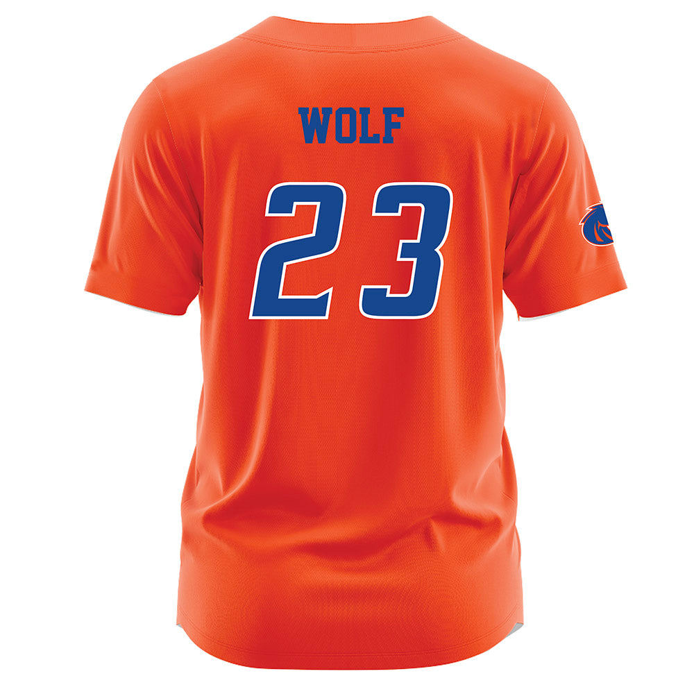 Boise State - NCAA Beach Volleyball : Abbie Wolf - Orange Jersey
