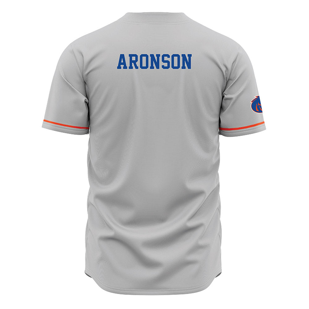 Boise State - NCAA Men's Tennis : Stewart Aronson - Grey Jersey-1