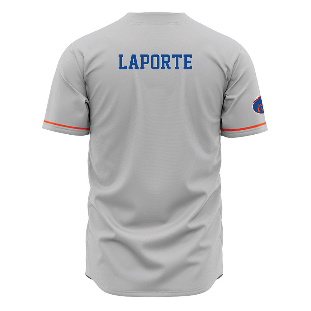 Boise State - NCAA Women's Track & Field : Lily LaPorte - Grey Jersey-1