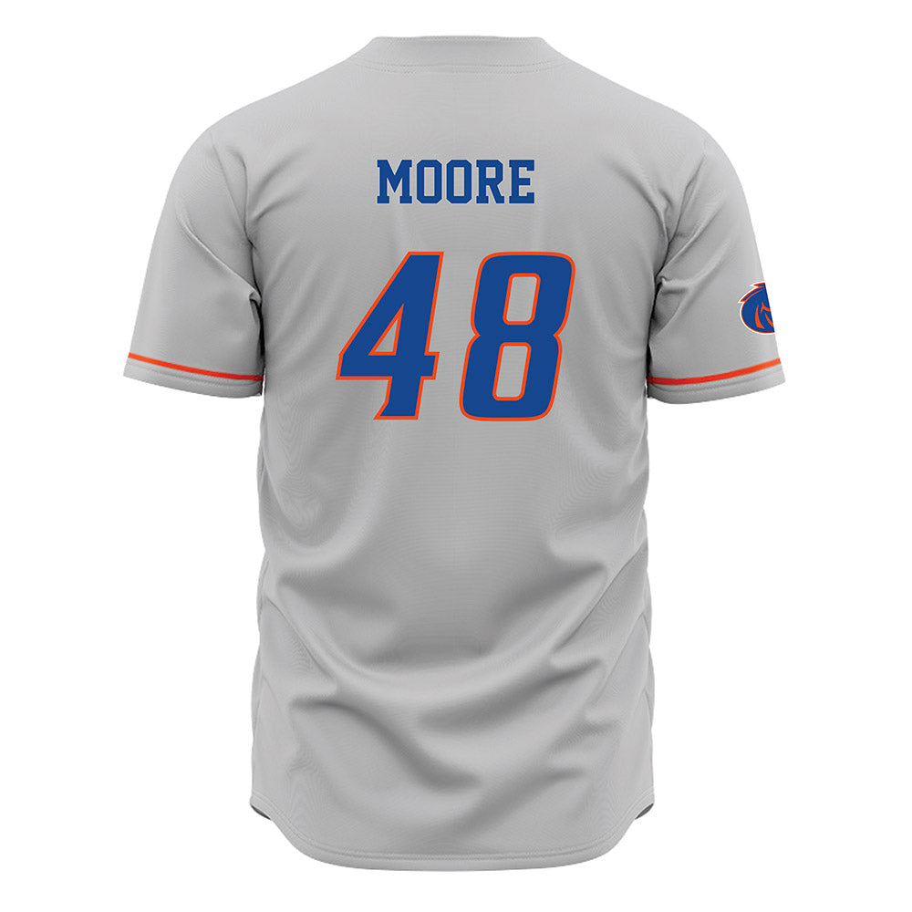 Boise State - NCAA Football : Canaan Moore - Grey Jersey-1