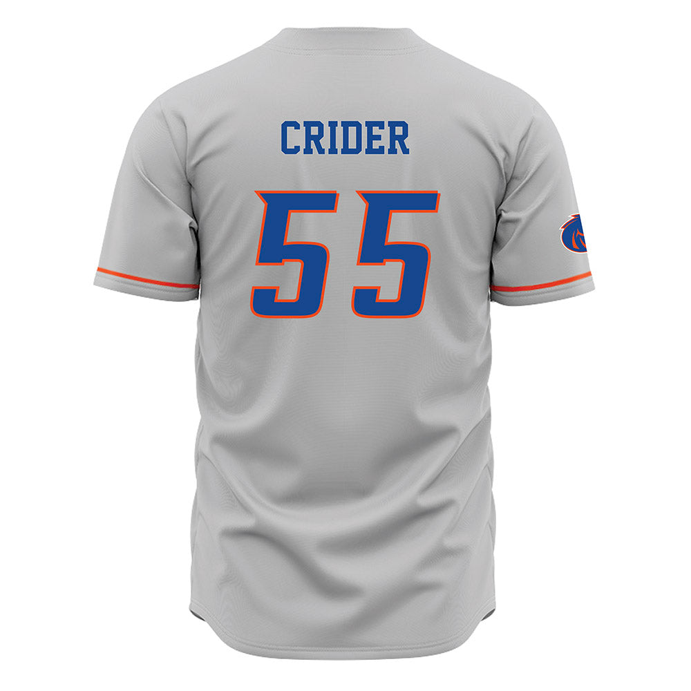 Boise State - NCAA Softball : Jorja Crider - Grey Jersey-1