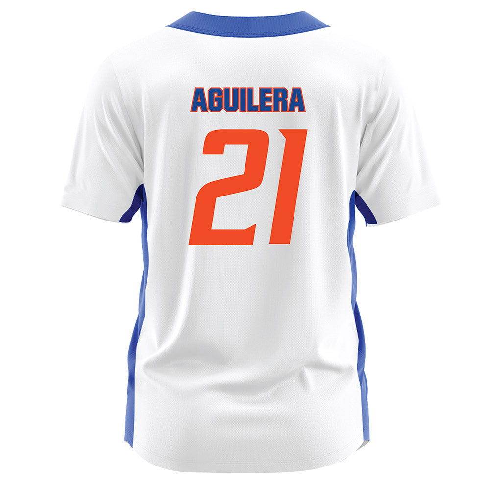 Boise State - NCAA Softball : Madyson Aguilera - White Jersey-1