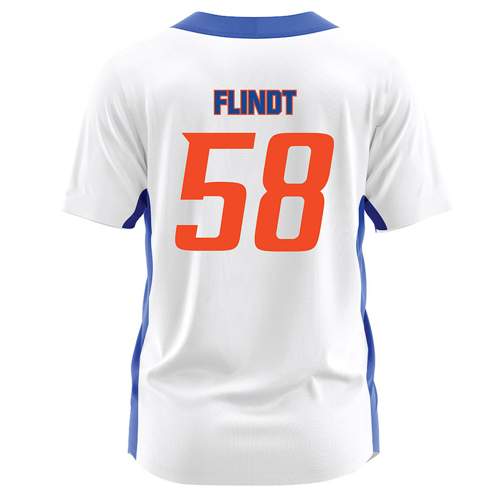 Boise State - NCAA Softball : Mya Flindt - White Jersey-1
