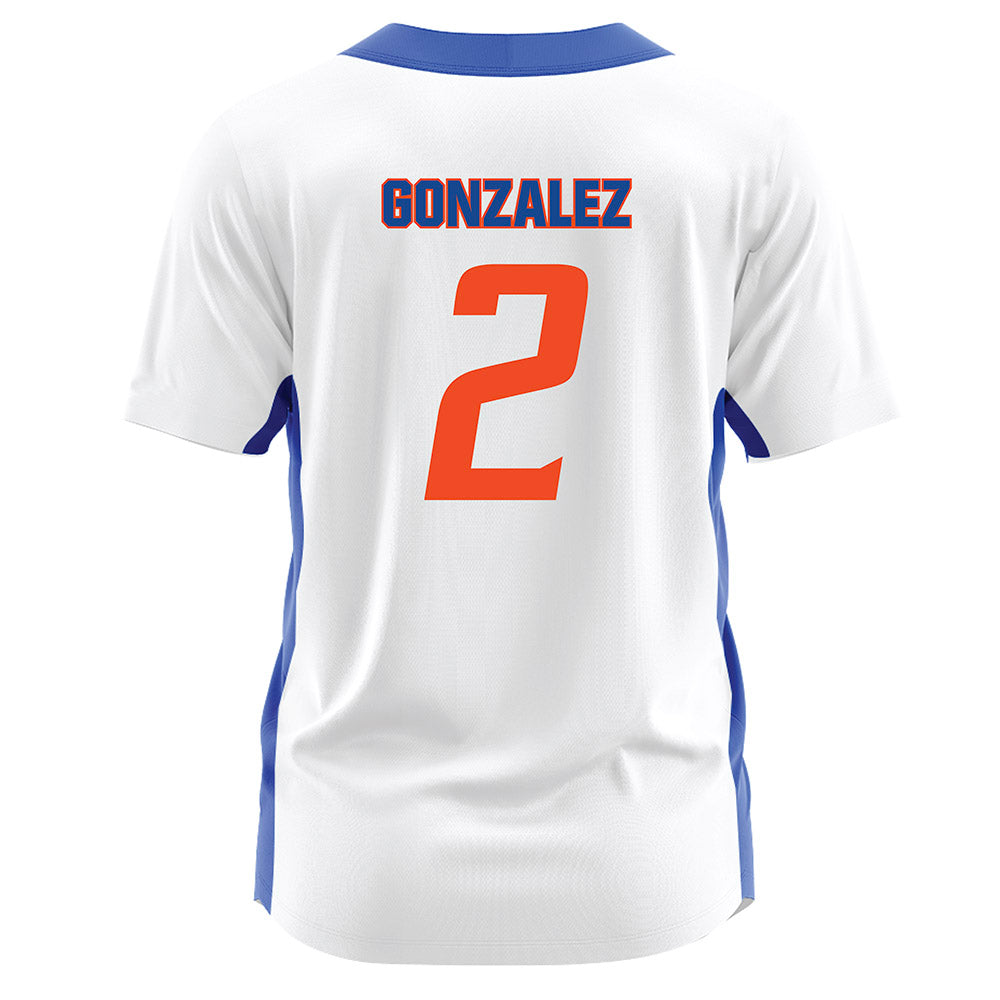 Boise State - NCAA Softball : Marissa Gonzalez - White Jersey-1
