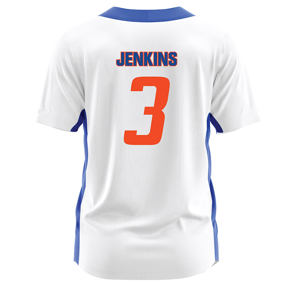 Boise State - NCAA Softball : Talia Jenkins - White Jersey-1